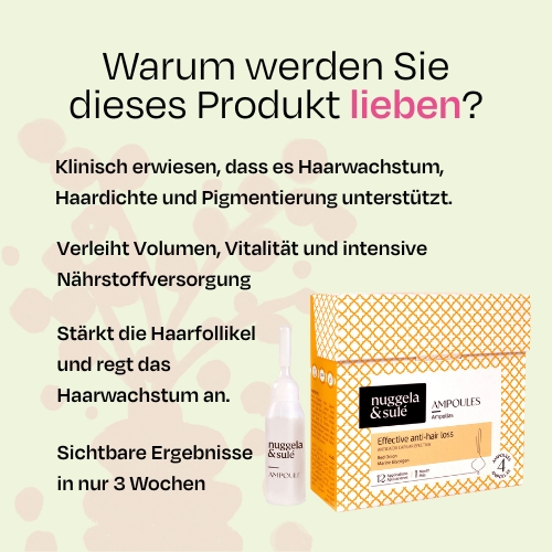 Wirksame Ampullen gegen Haarausfall - Monatskur Nuggela & Sulé 4x10ml