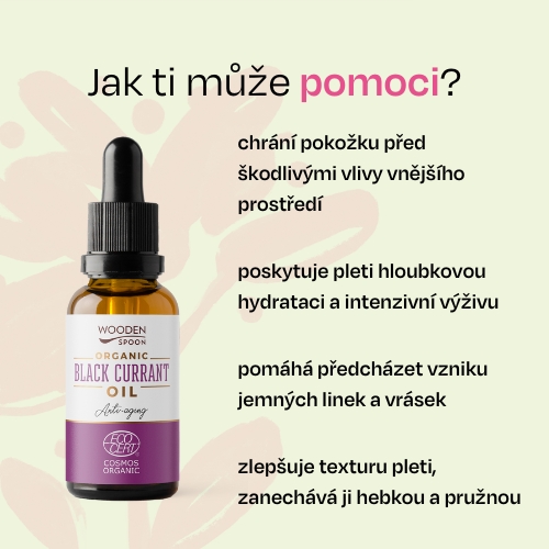 Olej ze semen černého rybízu Wooden Spoon 10ml