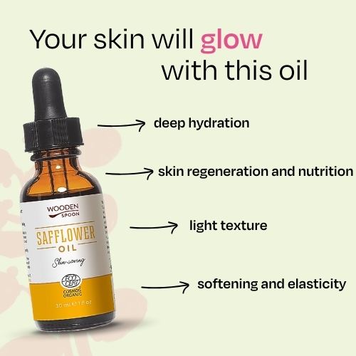 Safflower (thistle) oil Wooden Spoon 30 ml