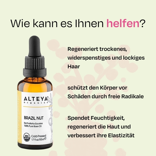 Brasilienische Paranussöl 100% Alteya Organics 50 ml