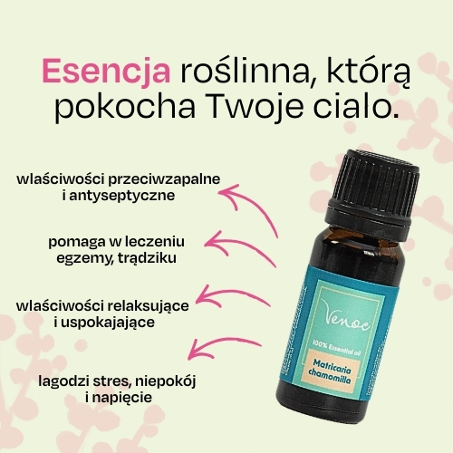 Naturalny olejek eteryczny z dzikiego rumianku Venoc 10ml