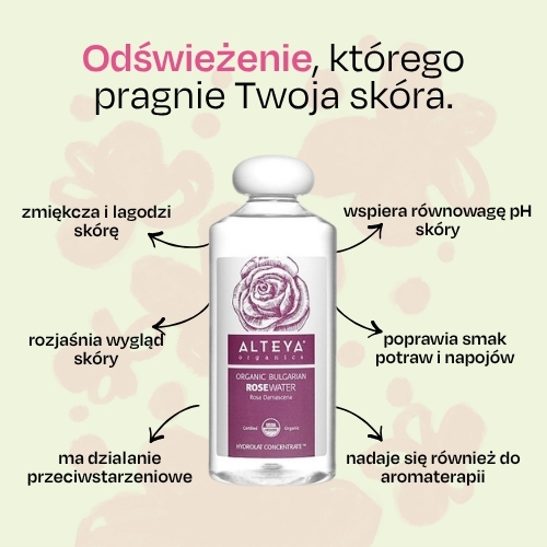 Woda różana Alteya Organics 500ml