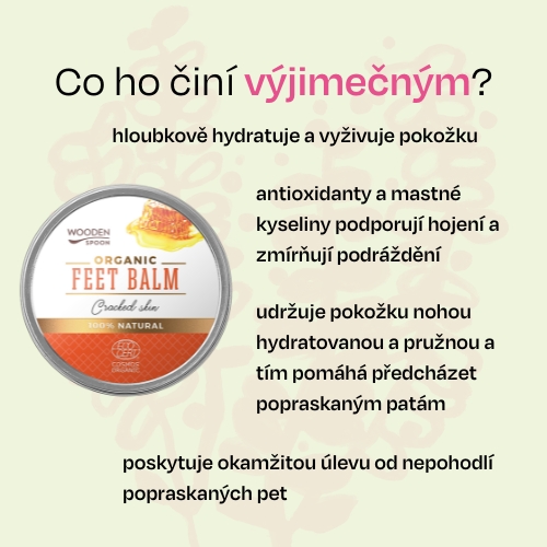 Balzám na nohy "Popraskaná pokožka" Wooden Spoon 15ml vzorek
