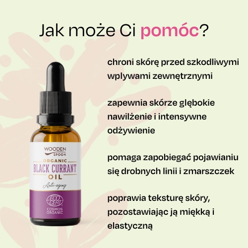 Olej z nasion czarnej porzeczki Wooden Spoon 10ml