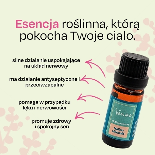 Olejek eteryczny z melisy lekarskiej Venoc 10 ml