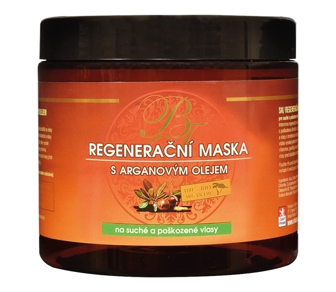 Levně Arganová regenerační maska na vlasy BODY TIP 650 ml