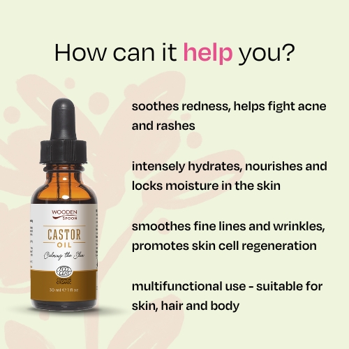 Castor oil Wooden Spoon 30 ml