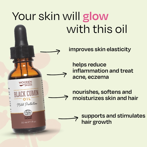 Black cumin seed oil Wooden Spoon 30ml