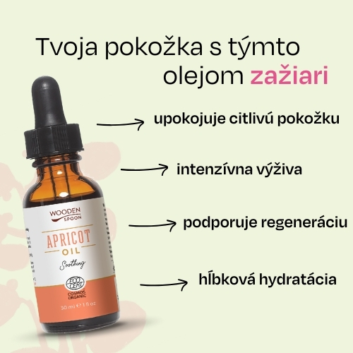 Marhuľový olej Wooden Spoon 30 ml