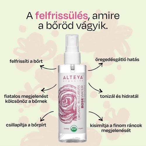 Rózsavíz Alteya Organics 100ml